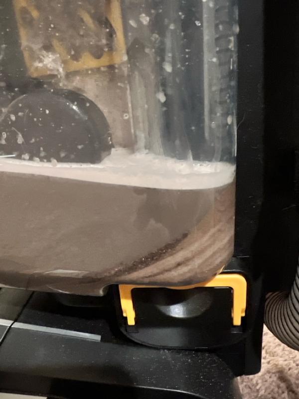 Customer photo: dirty water tank after cleaning